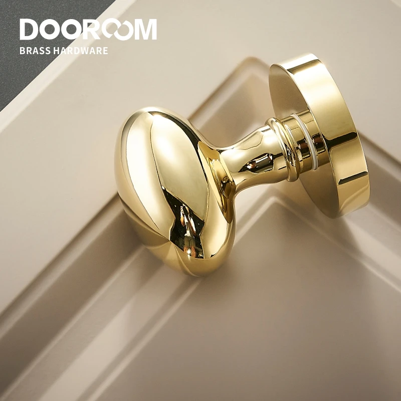 Латунный скрытый дверной замок Dooroom набор ручек в форме яйца светильник шный