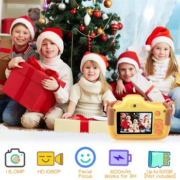 

Mini Cartoon 16.0MP HD 2.0 Inches Screen Kids Video Camera Anti-Drop Children Waterproof Drop Shipping mini 2019 NEW HOT