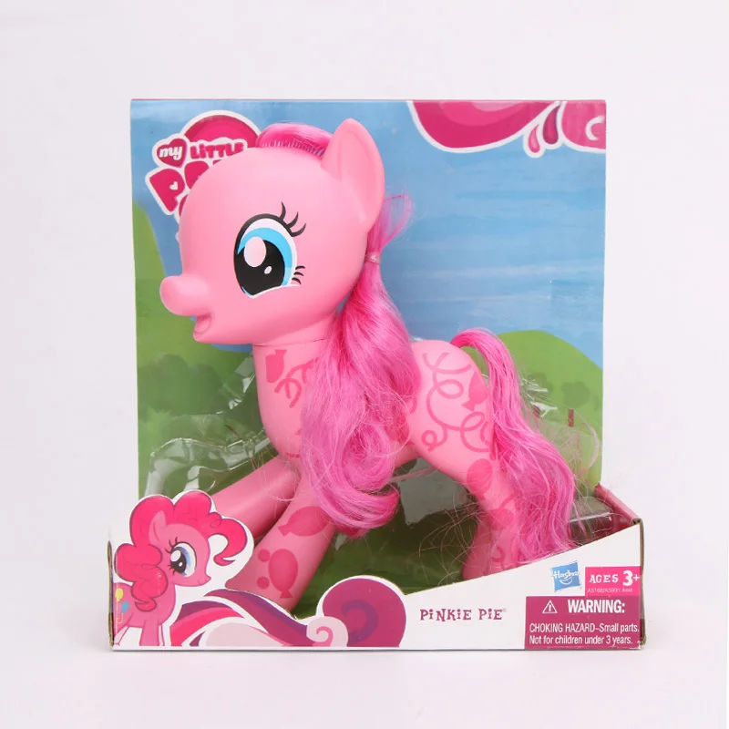 6 шт. 21 см игрушки My Little Pony Принцесса Селестия всех цветов радуги; платье маленькие пони Apple Jack ПВХ фигурки куклы пони и крылышками на спине и отдельны «Крылья» Рождество Gif