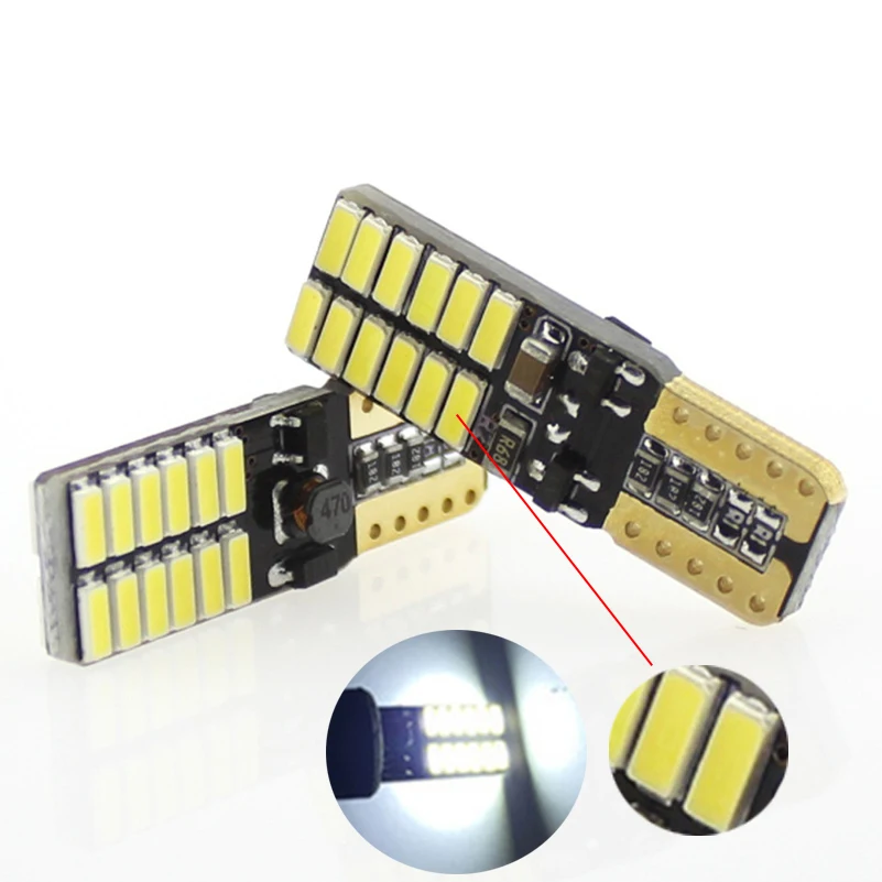CANBUS T10 W5W 4014 SMD 24 LED Clearance Light for Nissan Qashqai Juke Almera Tiida X-trail Note Primera Pathfinder Patrol Teana |