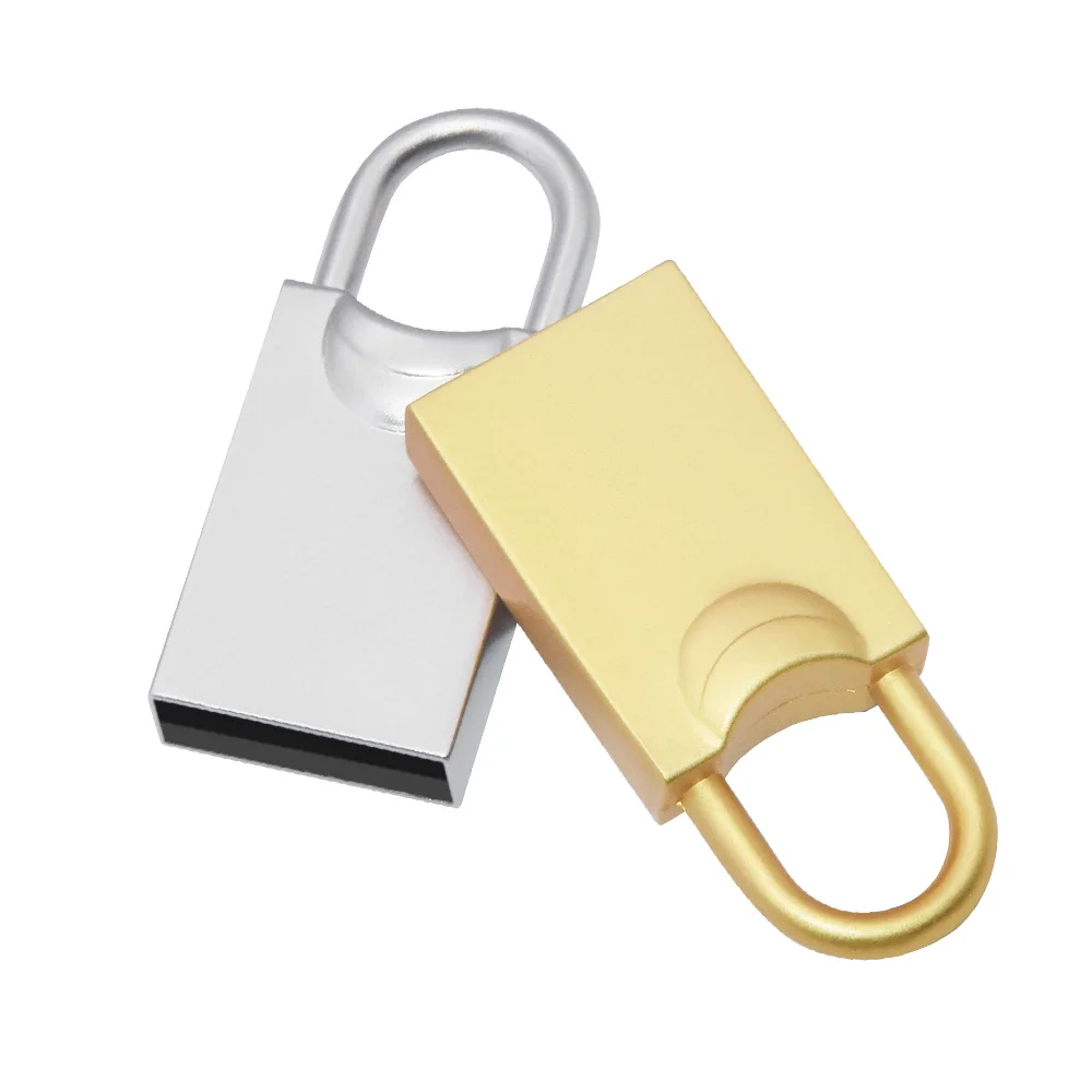 Новый милый замок USB Флешка 32 Гб мини флэш накопитель 4 ГБ 8 16 64 карта памяти Флеш