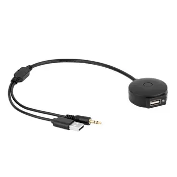 

Connection Adapter Cable USB Music Black For BMW Replacement Auto Audio