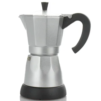 

ABUI-6 Cups/300Ml Electric Coffee Maker Aluminum Material Coffee Pots Moka Pot Mocha Coffee Machine Coffee Filter Espresso Maker
