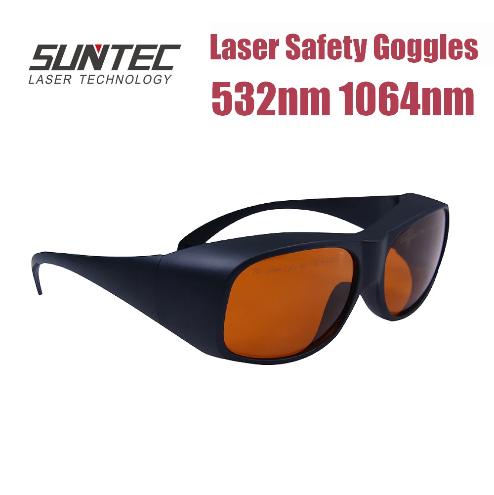 

Suntec Laser Safety Glasses GTY 532nm, 1064nm Multi Wavelength Laser Protection Goggles Glassess ND:YAG Laser protection