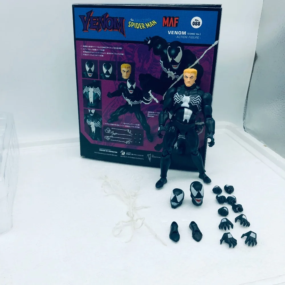 16 см горячий Веном Mafex 088 комиксов версия человек паук фигурка Модель Коллекционная игрушка Рождественский подарок для детей