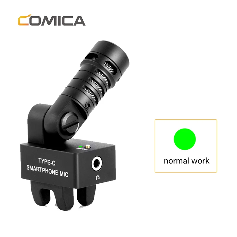 Comica CVM-VS09 TC кардиоидный микрофон смартфон микрофон TYPE-C беспроводной микрофон для huawei P30 pro Android Vlog видео микрофон