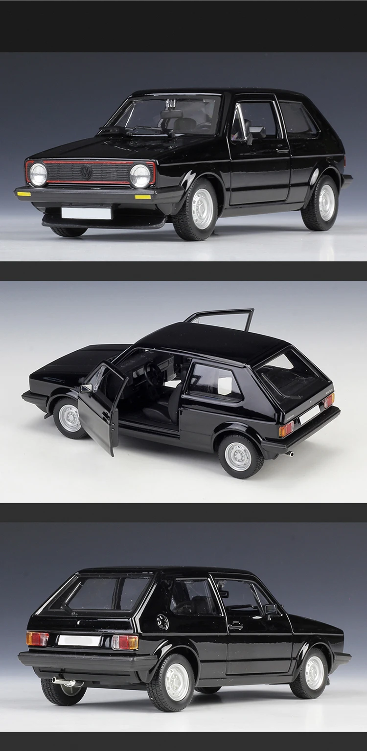 BbURAGO 1:24 1979 Glof GTI MK1 легированная модель металлического гоночного автомобиля игровая модель спортивных автомобилей игрушки для детей подарок Новая коробка