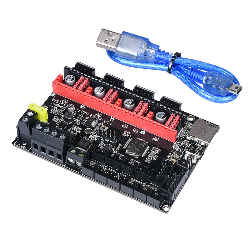BIGTREETECH SKR E3 DIP V1.1 32 бит с TFT24 наборы дисплея для TMC2130 SPI TMC2208 UART 3D принтер доска PRO Ender 3