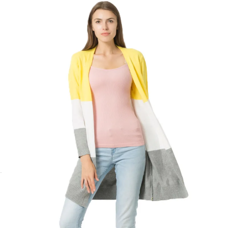 Dilusoo 2019 Winter Women Knitted Sweater Coats striped Cardigan Long Loose Coat Woman Casual Autumn Full Sleeve Coats female Dilusoo 2019 Winter Women Knitted Sweater Coats striped Cardigan Long Loose Coat Woman Casual Autumn Full Sleeve Coats female