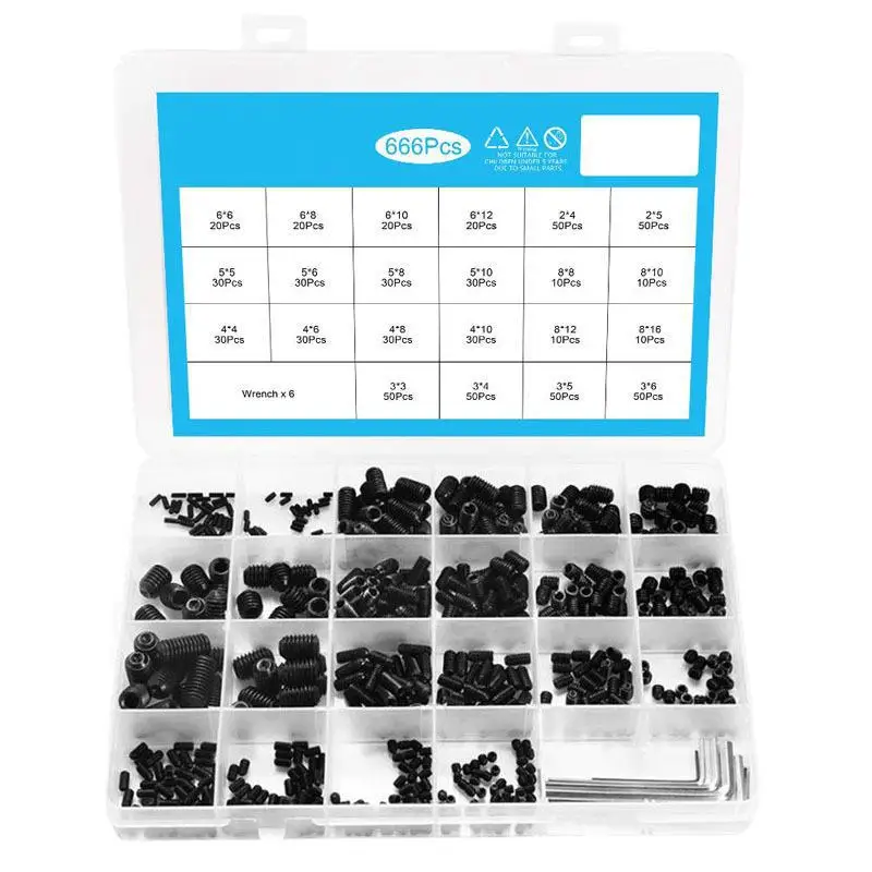 

Набор гаечных ключей черного цвета, 666 шт.