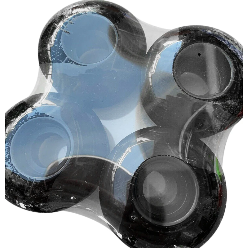 

Black Wheels 4pcs Set Tire Longboard Skating Riding Repair Outdoor Sports Sets