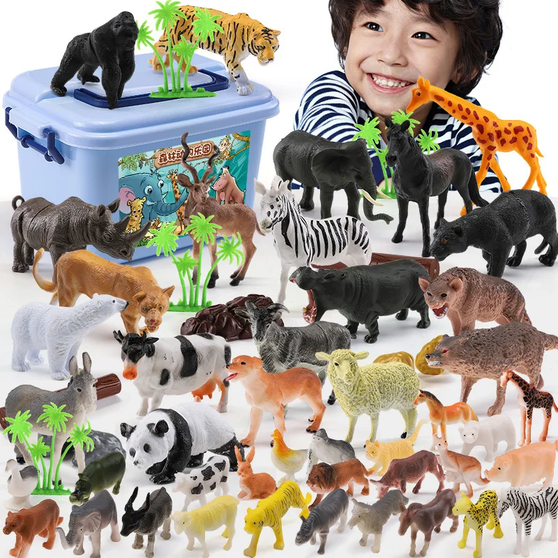 

Children wildlife simulation model toy animal suit boy toy biology