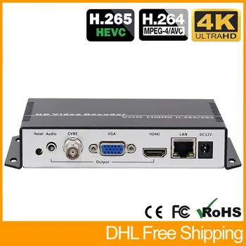 

4k h.265 h.264 hdmi vga cvbs decodificador hd sd vídeo ip streaming decodificador srt https rtsp udp hls ao receptor hdmi vga cv