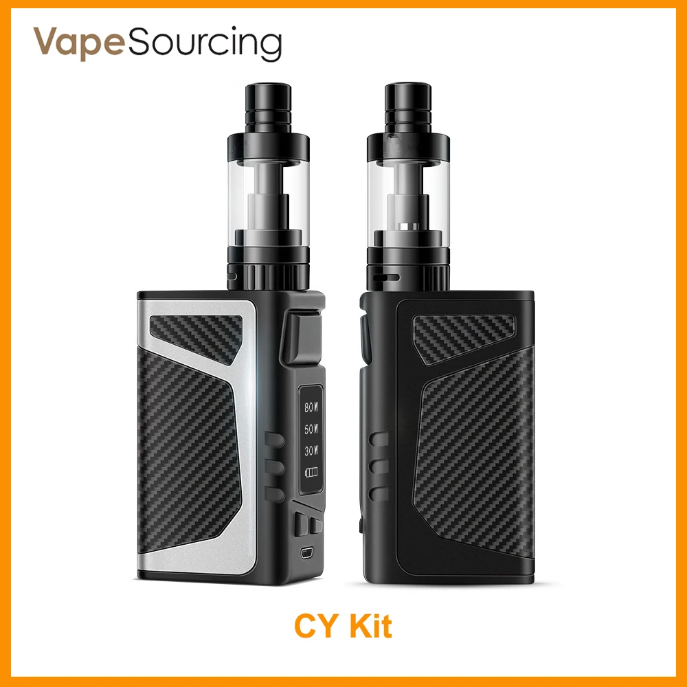 

Vapesourcing CY Kit 80W vaporizer kit Built in 2000mAh Battery VS eVic Primo Mod Electronic Cigarette