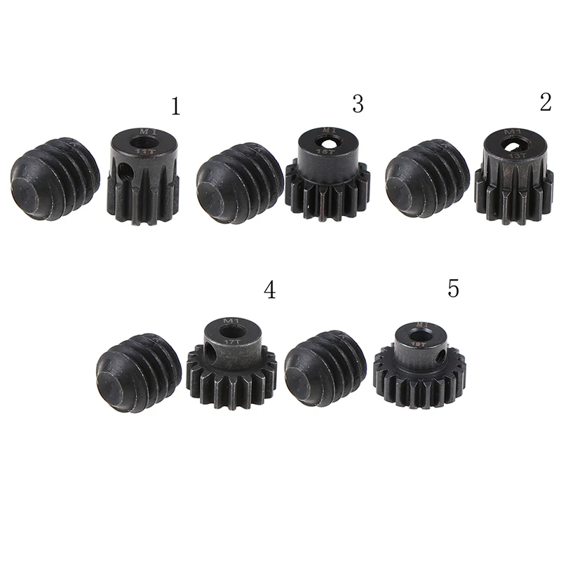 M1 5mm 15t 16t 17t 18t 19t Шестерня мотора на высокоточном оборудовании для 1/8 автомобильный