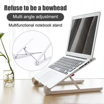 

New Hot Laptop Stand Foldable Desktop Laptop Notebook Holder Bracket Adjustable Ergonomic Design Laptop Riser SMR88