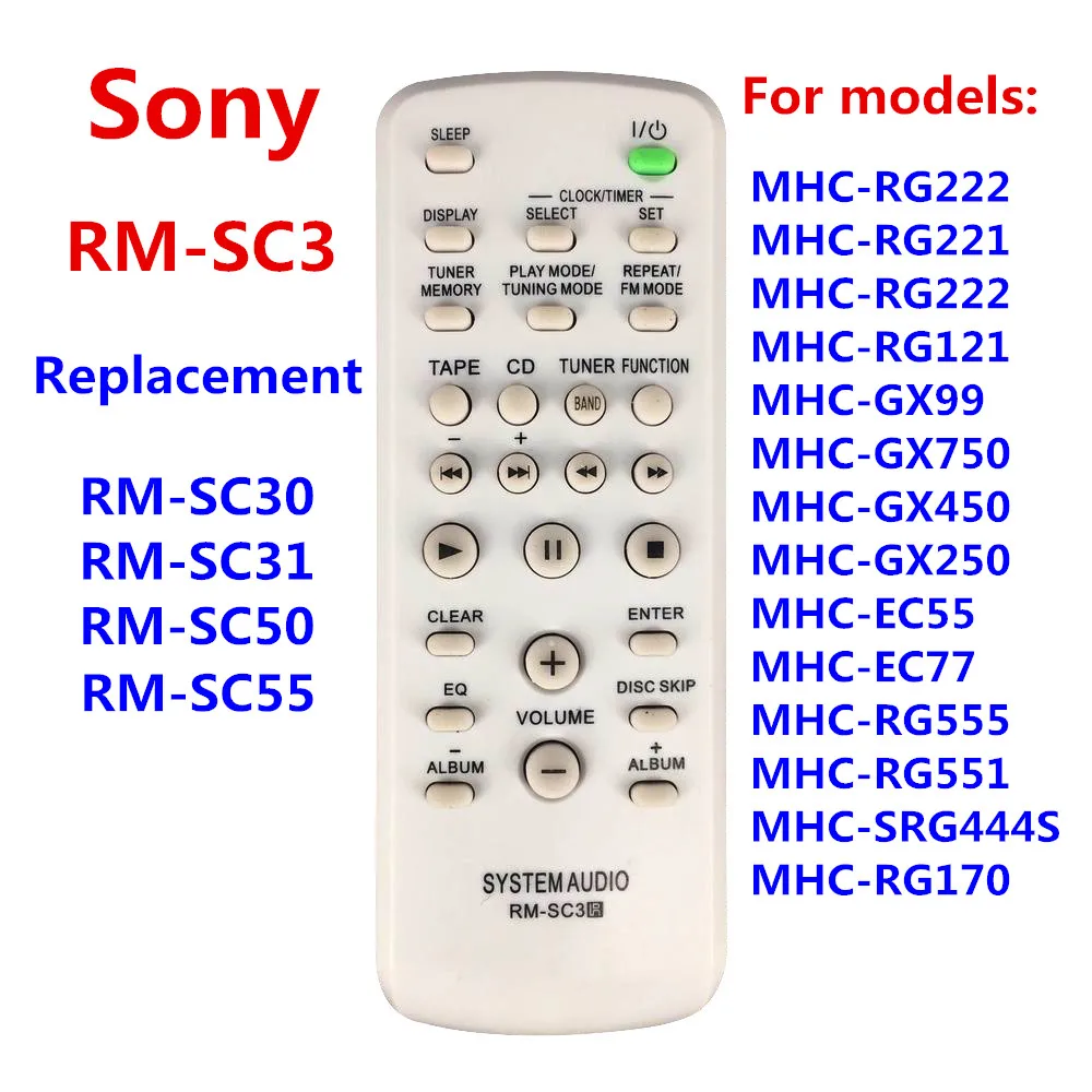 RM-SC3 новый пульт дистанционного управления для RM-SC30 RM-SC31RM-SC50 SONY CD HIFI система аудио