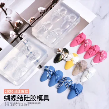 

3D Manicure Silicone Mold Bowknot Nail Art Decoration Mould DIY Manicure Tool