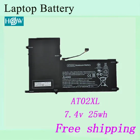 

100% brand new notebook battery For HP HSTNN-C75C HSTNN-IB3U HSTNN-QR03 685368-1C1 AT02XL batteries free shipping