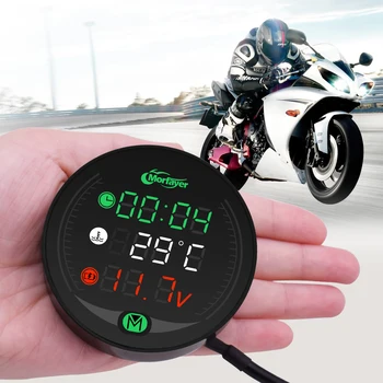 

For KTM 300XC 350SX-F 350XC-F 350XCF-W 350EXC-F 400EXC Motorcycle Tester LED Display Waterproof Voltmeter Multifunction Meter