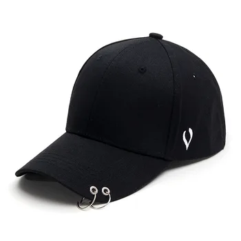 

Adjustable Baseball Hat with ring Outdoor Sports Sun Cap for Women Men Fashion Snapback Hat U1035 j