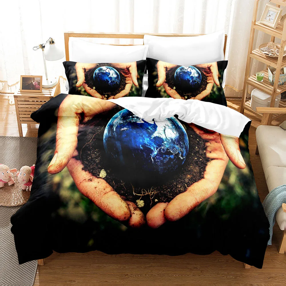 Love Hand Bedding Set Single Twin Full Queen King Size You And Me Hands Bed Set Children's Kid Bedroom Duvetcover Sets 3D 005 