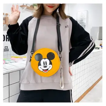 

Canvas Small Round Bags For Women 2020 Fashion Mickey Handbag Cute Lady Shoulder Crossbody Bag Cute Purses And Handbags Phone
