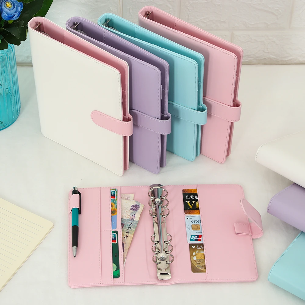 A5 A6 Classic Loose Leaf Ring Binder Notebook Planner Diary Cover Notebook A5 A6 Classic Loose Leaf Ring Binder Notebook Planner Diary Cover Notebook