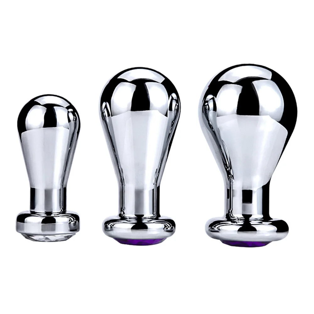 Big Huge Anal Beads Butt Plug Stainless Steel Metal Dildo G Spot Prostate Massager Erotic Toys Buttplug Gay Women Men | Красота и