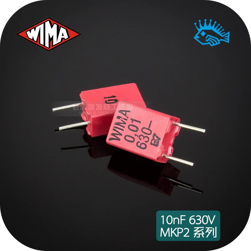 

5pcs/50pcs 10nF 630V MKP2 series Germany WIMA 0.01uF 103 electrodeless film capacitor