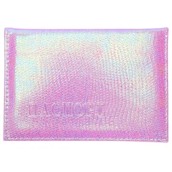 

Lizard Passport Holder Protector Wallet Business Card Soft Passport Cover Travel Credit Card Holder Cover Pink
