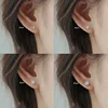 100% Real 925 Sterling Silver Jewelry Women Fashion Cute Tiny Clear Crystal CZ Stud Earrings Gift for Girls Teens Lady ► Photo 2/6