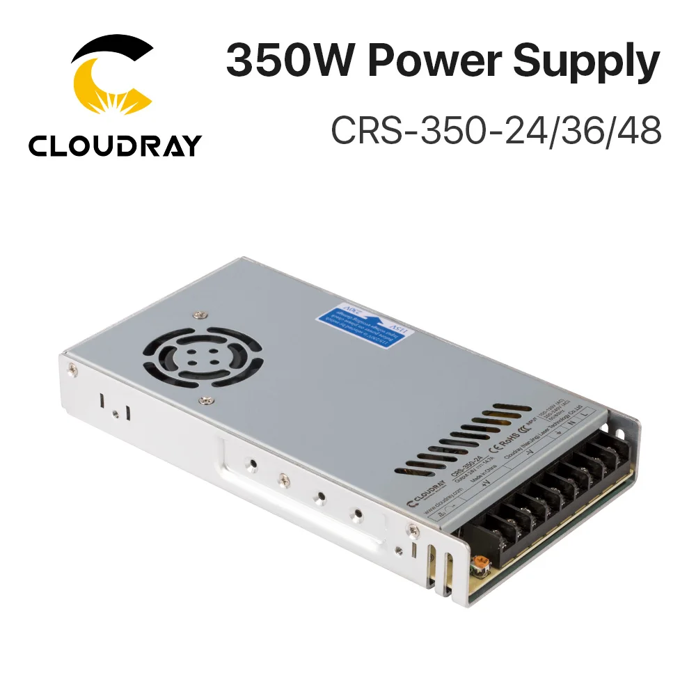 Импульсный источник питания Cloudray CRS-350 24 В 36 350 Вт 7.2A 9.7A 14.6A Трансформатор источника