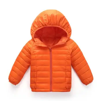

2020 New Autumn and Winter Children's Down Jacket Ultra-thin Models Boys and Girls Infant Children's Clothing Baby Hooded 10T