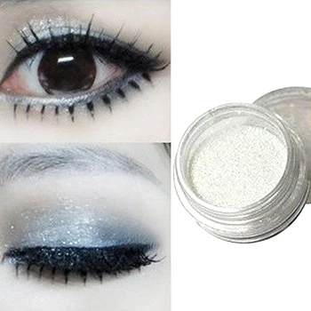 

Eye Shadow Powder Women Pro High-light Glitter Makeup Cosmetic White Pearl Eye Shadow Powder White Eye Shadow Makeup Beauty Tool