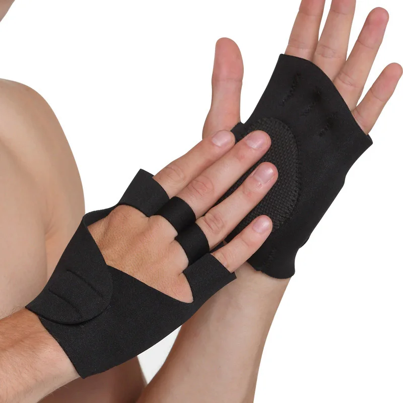 Weight Lifting Gloves Gym Workout Non-slip Gloves Dumbbell Basketball Palm Protection Exercise Weight Lifting Fitness