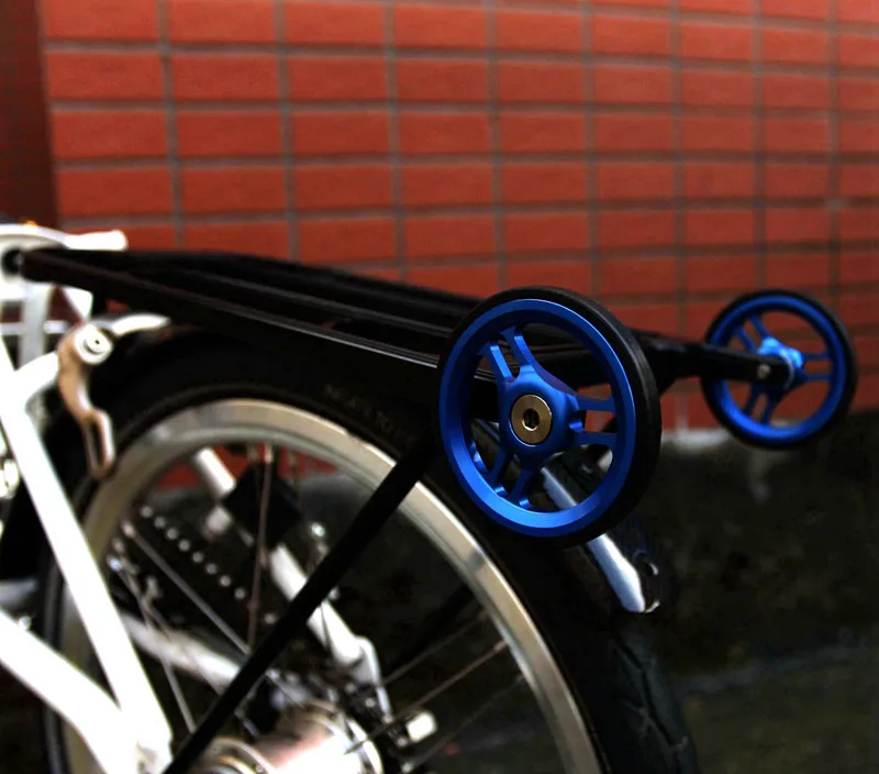 Folding Bicycle 60mm Easy Wheel Aluminum Alloy for Brompton Bike Bracket Lightweight Easy Wheel 16 Years Later
