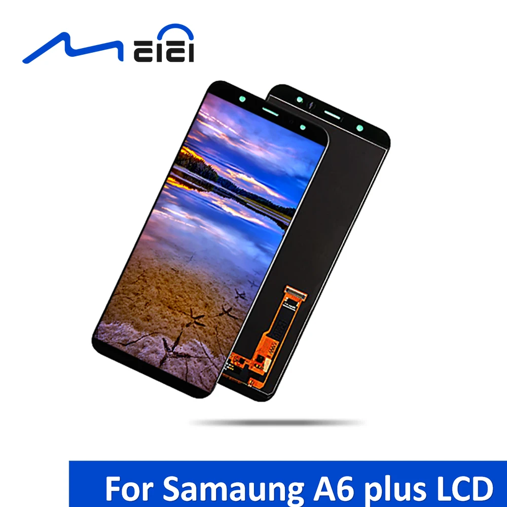 

OLED LCD For Samsung Galaxy A6 PLUS 2018 A605 A605F A605FN LCD Display Touch Screen Digitizer Panel Assembly with free gifts