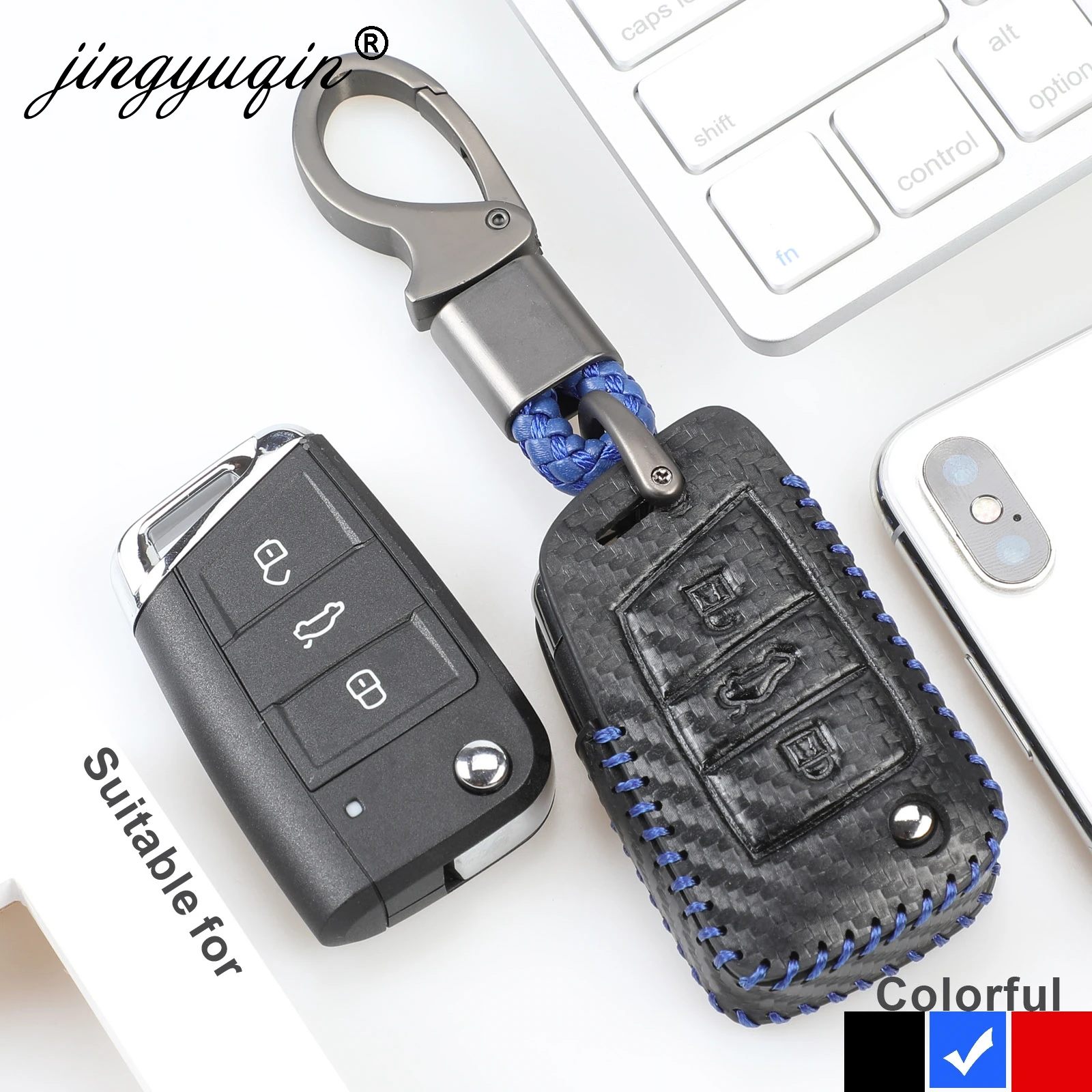 Keyforkess//5G0959753AE 315Mhz MQB48 Smart Remote Key FOB per Volkswagen VW Golf 7 Tiguan KeylessGo MQB System - H6e0ec58a5d0a410aa5346bed65b13e88L