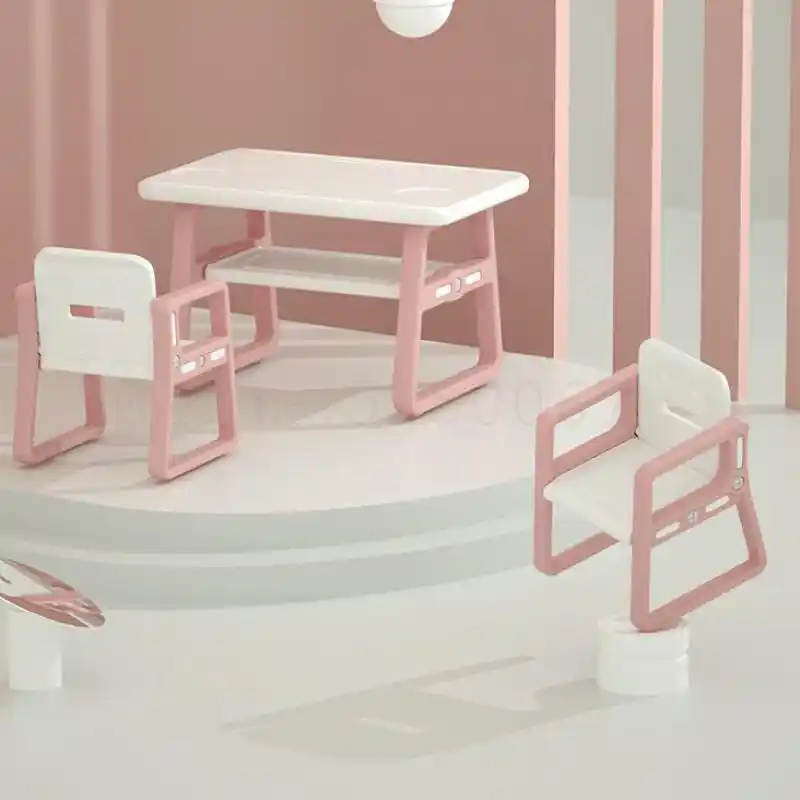 small plastic table and chairs