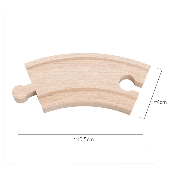 34 Models Wooden Track Parts Beech Wooden Railway Train Track TOY Accessories Fit for All Common Wooden Tracks 22