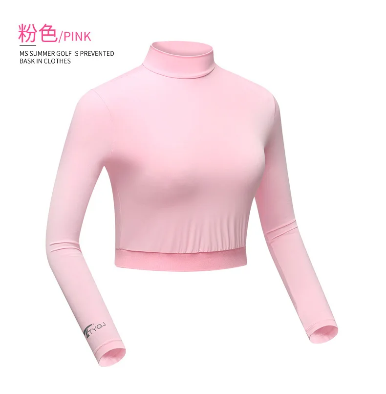 Roupas De Golfe Camisetas Mujer рубашка для гольфа с круглым вырезом Женская рубашка с рукавом для защиты от солнца для мужчин ледяные колготки модельная одежда