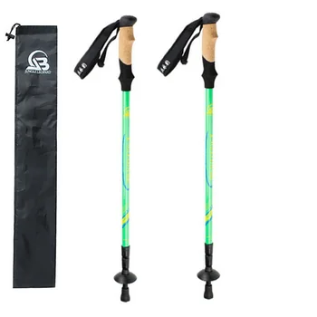 

2Pcs/lot Ultralight Nordic Walking Poles Telescopic Carbon Trekking Poles Anti Shock Hiking Climbing Scandinavian Walking Sticks