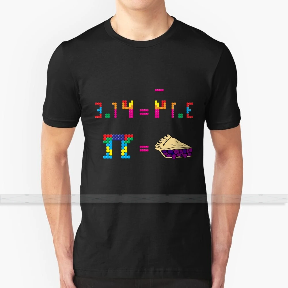 Pi Pie Pun Block Puzzle Video Game Math Pi Day T Shirt For Men Women T  Shirt Print Top Tees 100% Cotton Cool T Shirts S 6XL|T-Shirts| - AliExpress