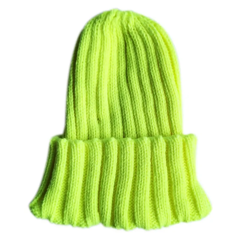 

Infant Kids Candy Color Winter Knitting Hat Beanie Baby Boys Girls Cute Winter Warm Crochet Hat