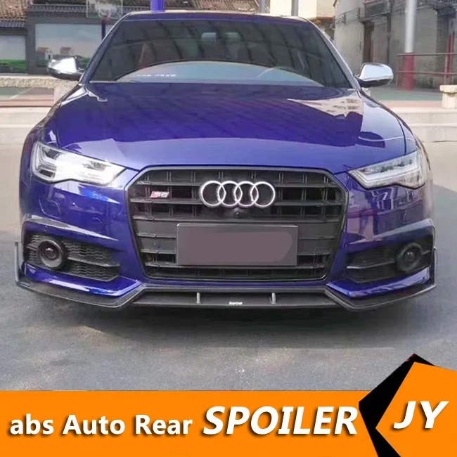 Для Audi A6 ABS задний бампер диффузор протектор для 2017-2019 ASK Body kit передний Лопата