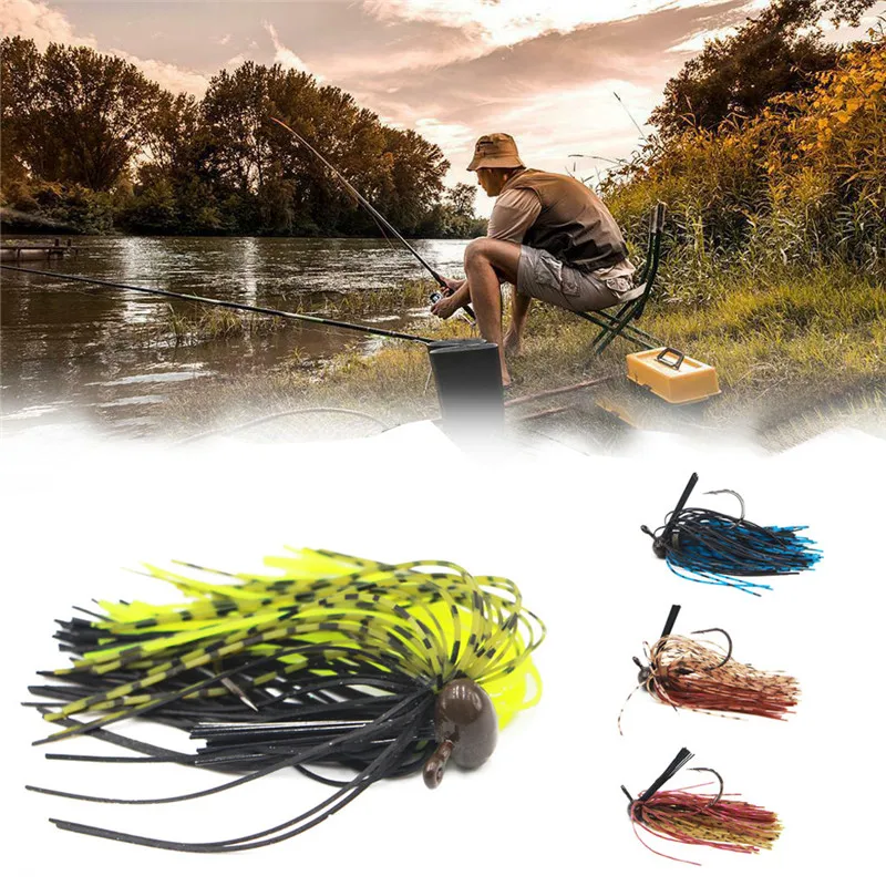 

Fly Fishing Flies Fishing Lures Spinner baits Hard Metal Spinner Baits 10g #0g12