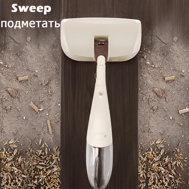 Pаспродажа 3 в 1 спрей Швабра набор со щеткой Волшебная швабра с изображением деревянного пола и плоские швабры инструмент для уборки дома хозяйственны...