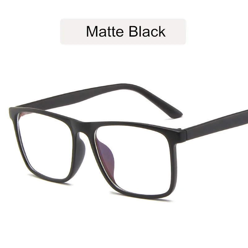 KOTTDO, классические винтажные квадратные оправы для очков, мужские Модные прозрачные оптические оправы для очков, оправы для женщин и мужчин, s очки - Цвет оправы: matte black