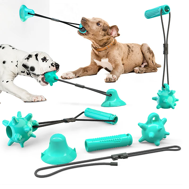 

Rubber Dog Chew Toys Dog Toothbrush Teeth Cleaning Toy Dog Pet Toothbrushes Brushing Stick Pet Dog Supplies Puppy Popular Toys